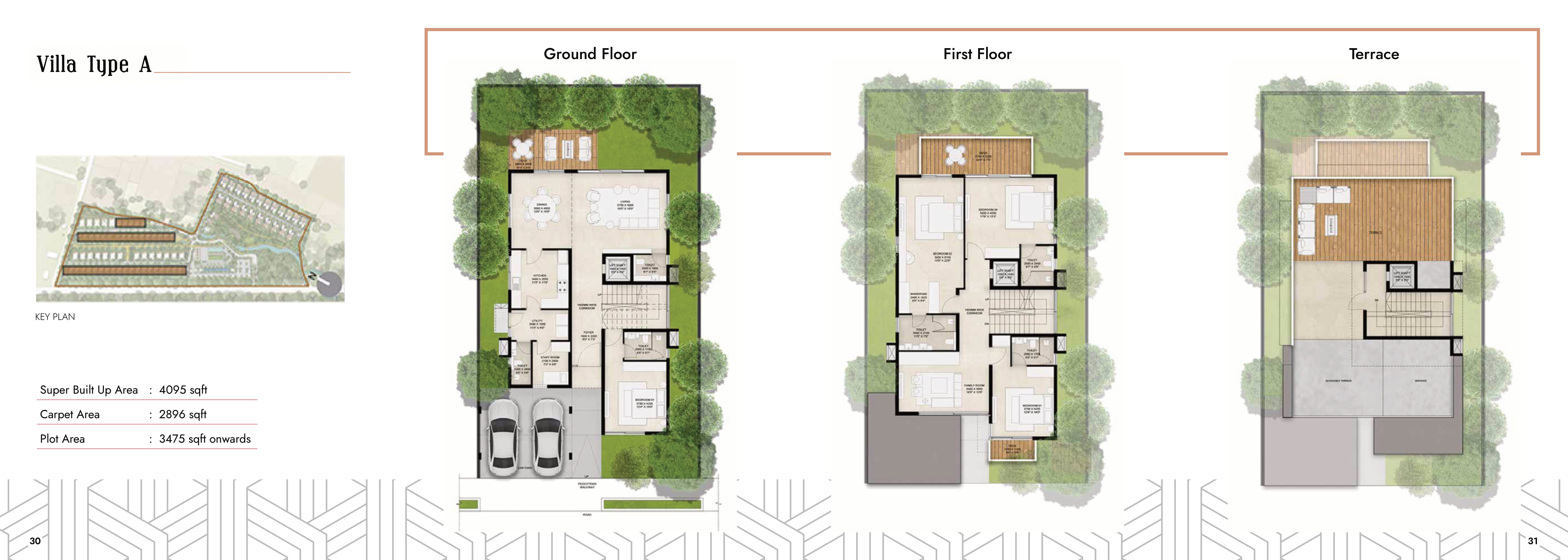 Prestige Sanctuary 4 BHK Floor Plan