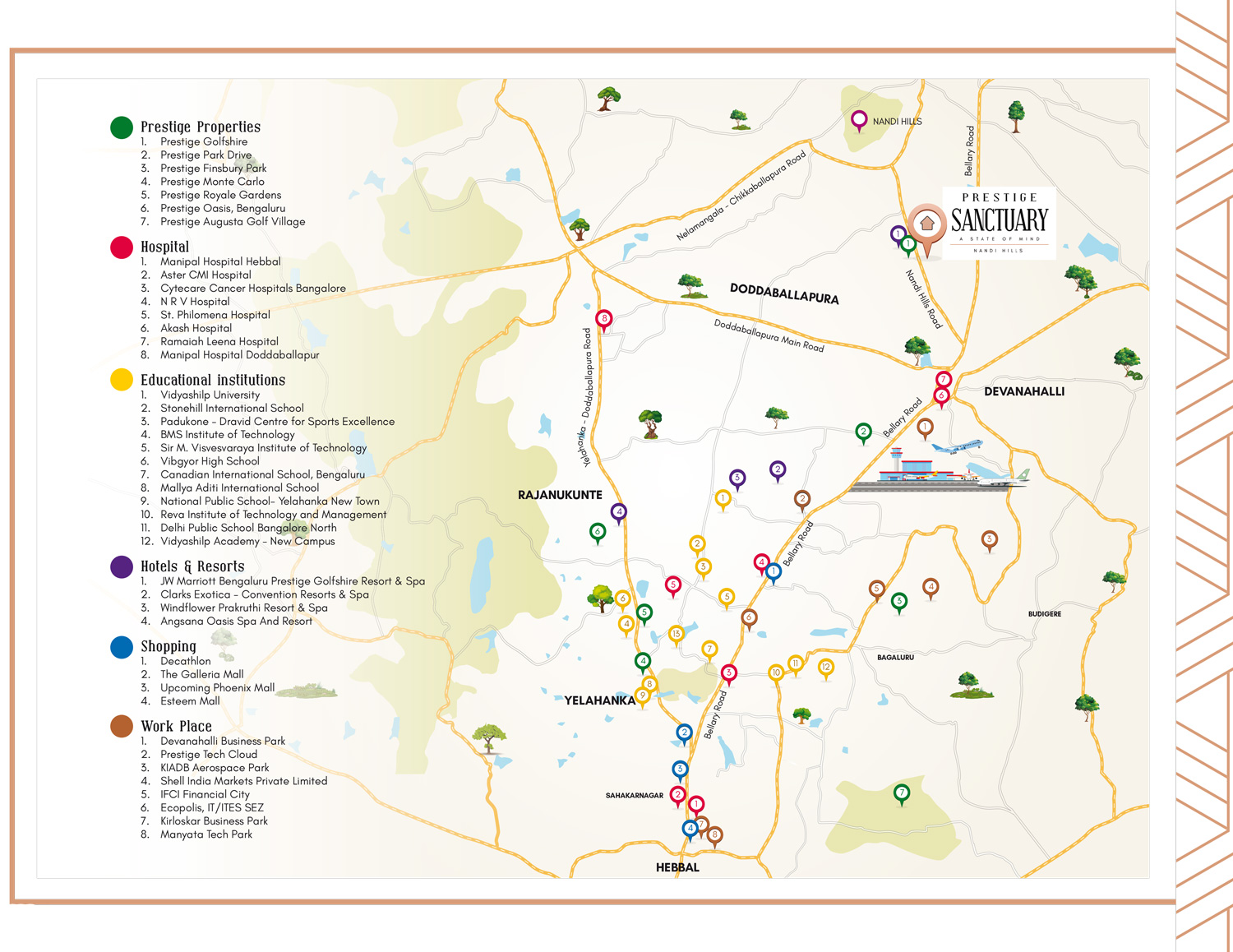 Prestige Sanctuary Location Map